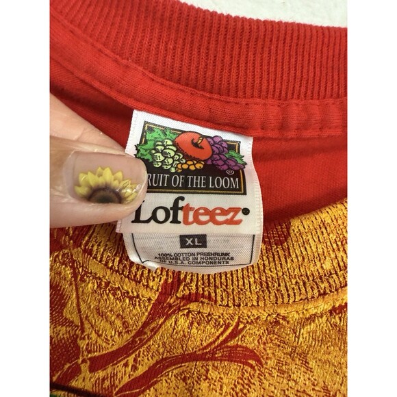 Rare Vintage Santana Supernatural World Tour 1999 All Over Print T Shirt 90s AOP - Picture 2 of 6